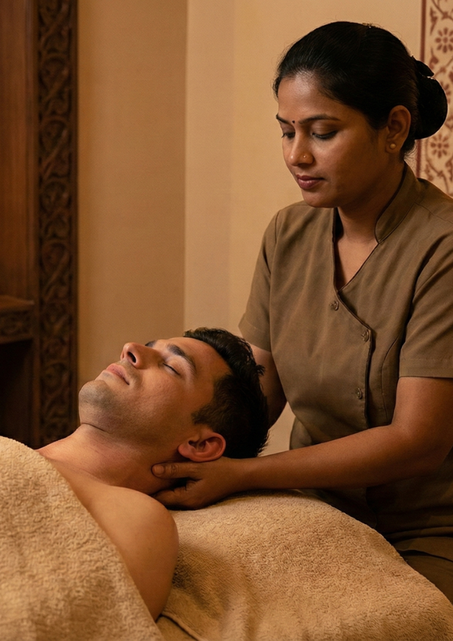 Luxury spa interior at Keya Spa Khairtabad Hyderabad with calm ambience and premium wellness experience