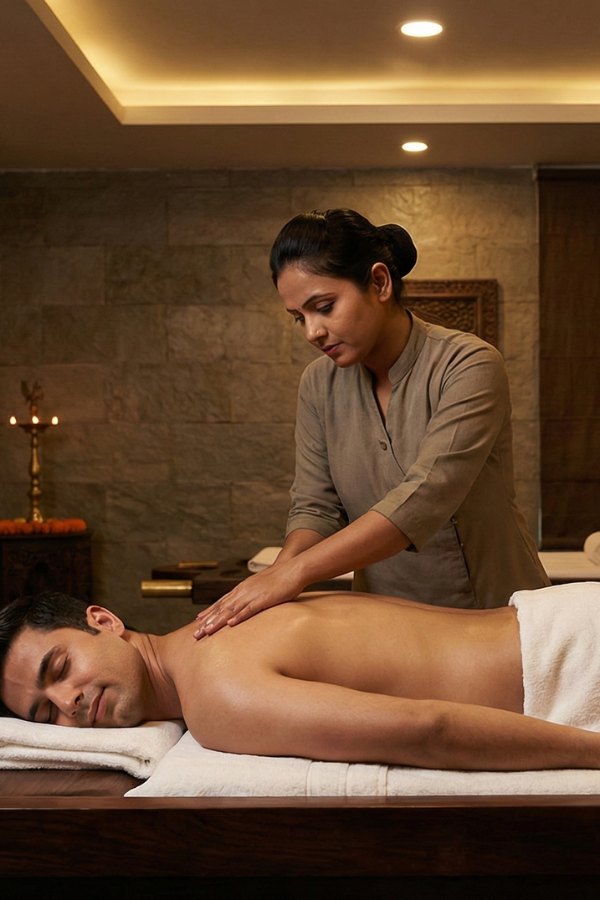 Professional full body massage in Hyderabad at Keya Spa for deep relaxation