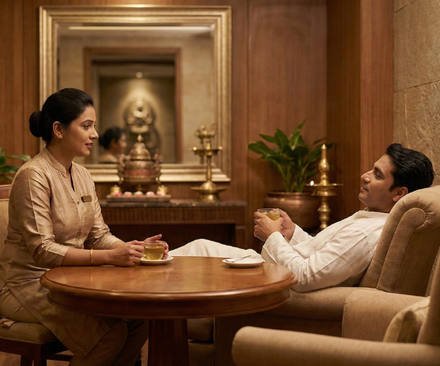 Spa consultation at Keya Spa Hyderabad with professional therapist in luxury spa environment